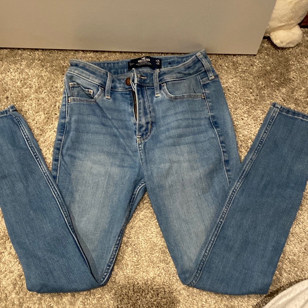 light blue jeans